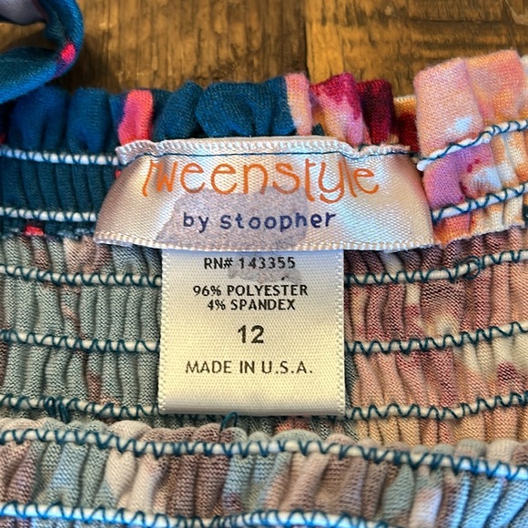 Floral Dress Fit & Flare Tweenstyle Size 12 like new - Picture 4 of 4